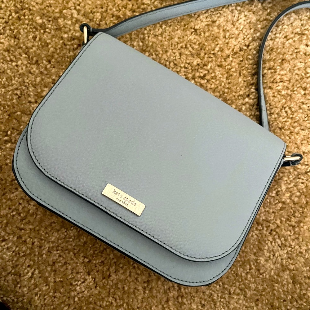 Light blue Kate Spade crossbody bag
